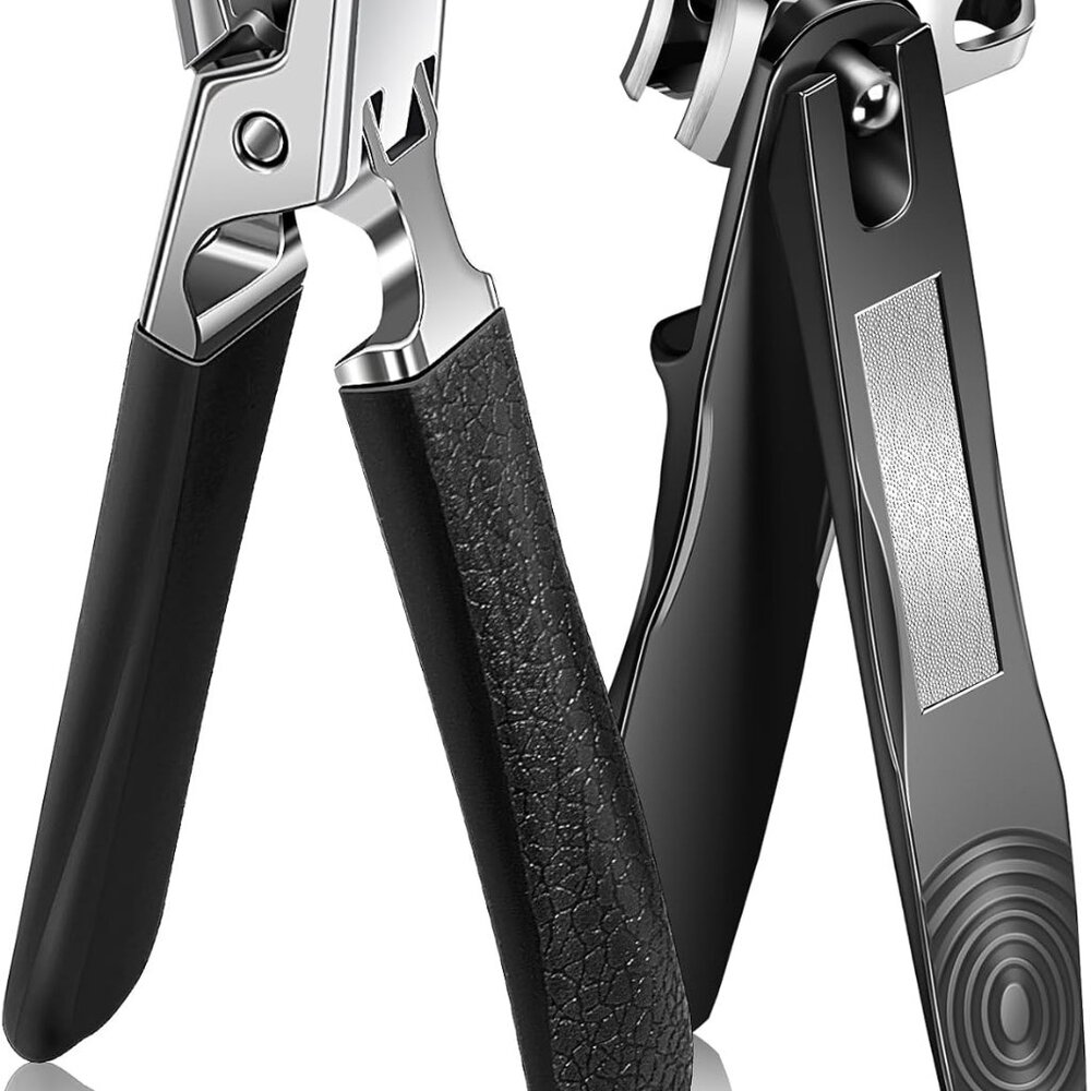 Toenail Clippers for Thick Toenails, Wide Jaw Opening Nail Clippers for Men Seni
